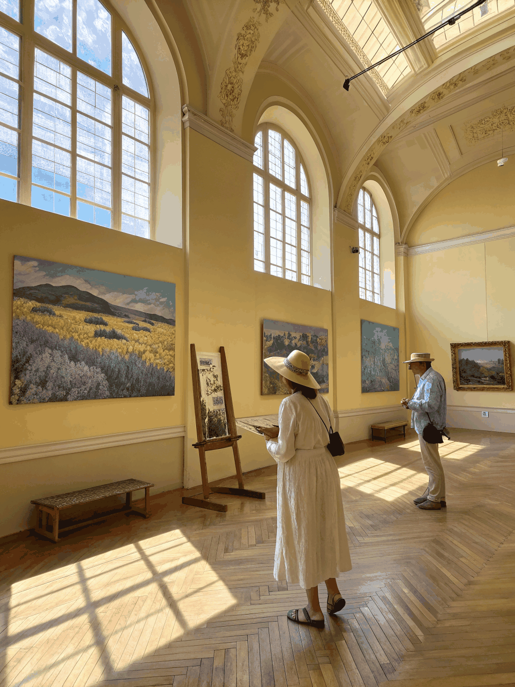 Exposition d'art local