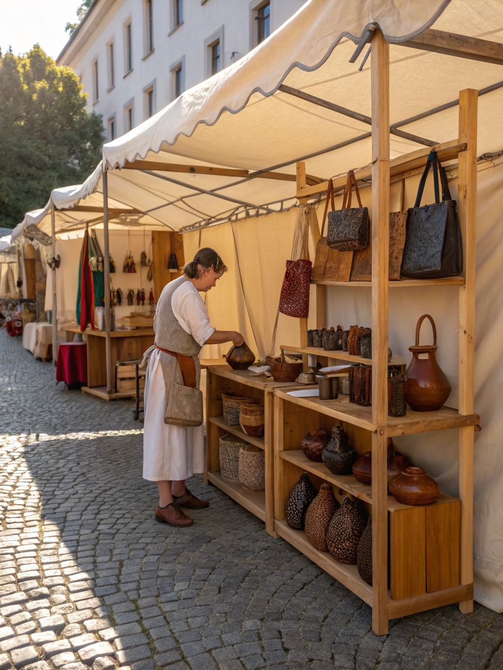Marché artisanal local
