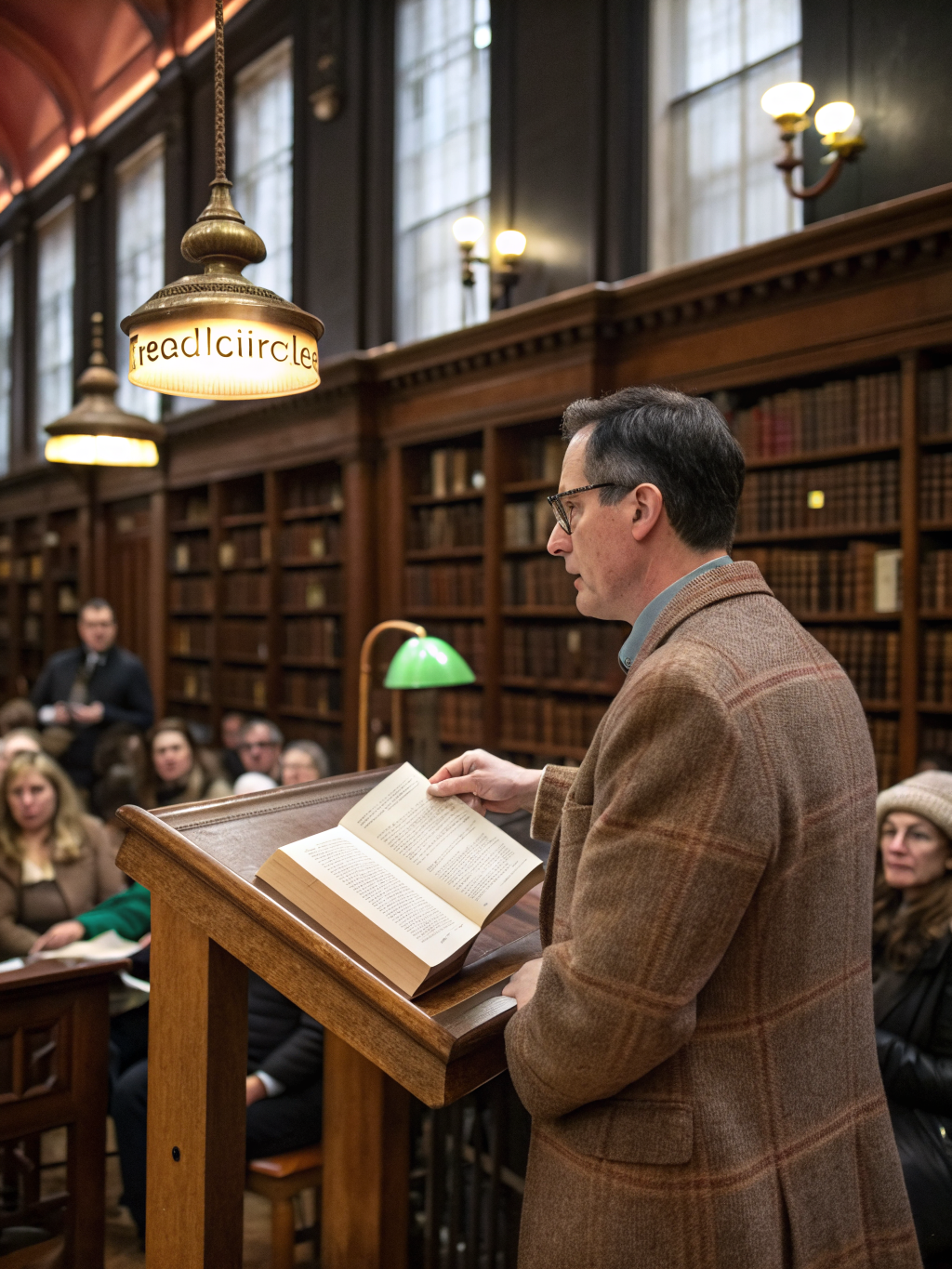 Cercle de lecture à la bibliothèque
