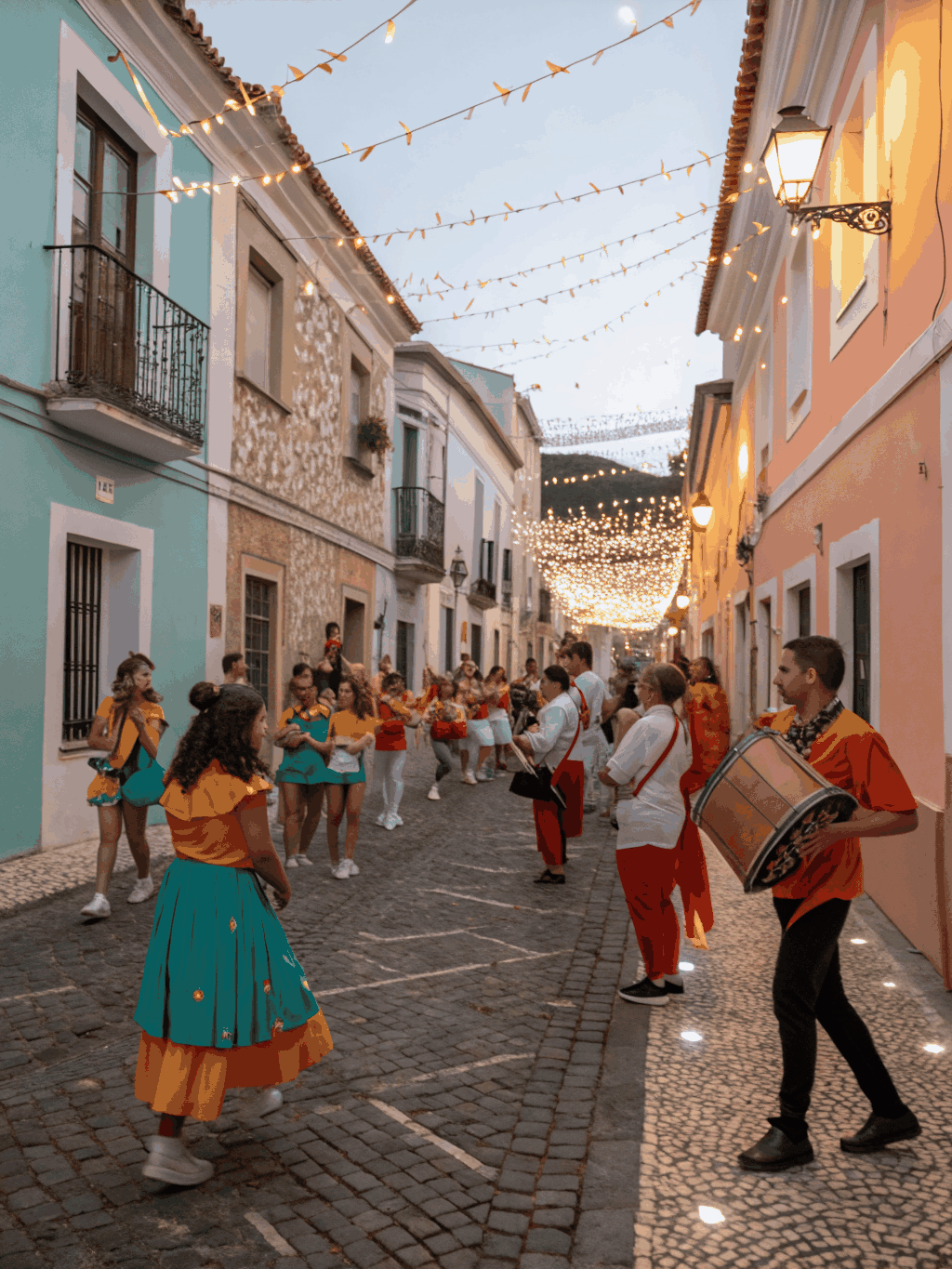 Concert de quartier en plein air