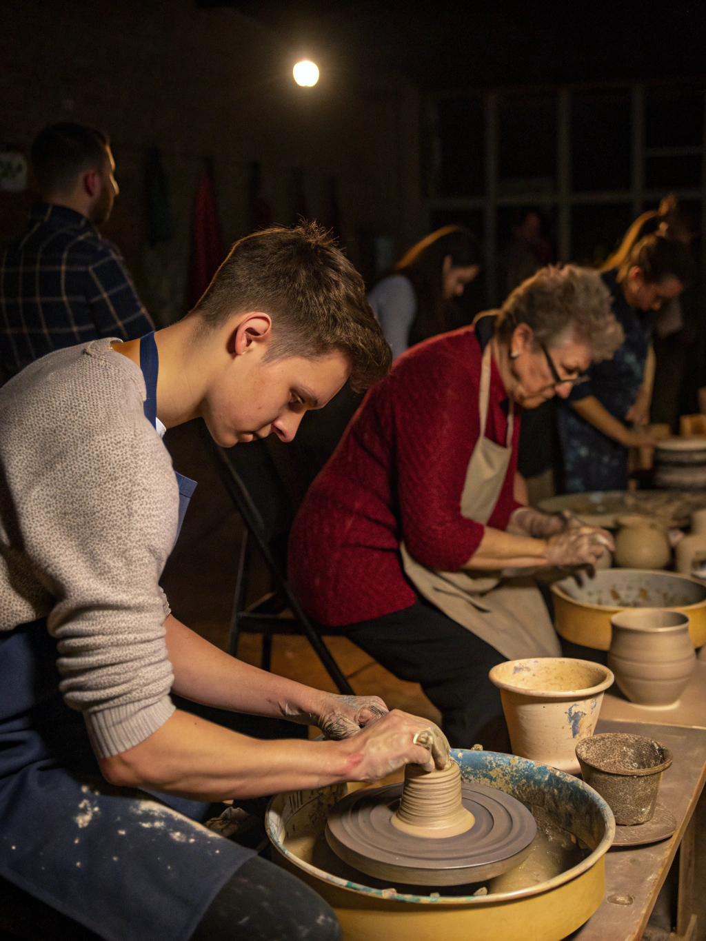 Atelier de poterie communautaire